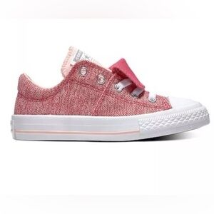 Converse Kids Fold Down Tongue Sneakers in Pink and Red